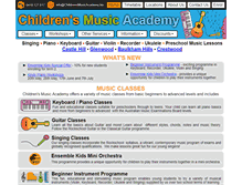Tablet Screenshot of childrensmusicacademy.biz